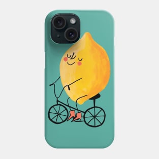 Retro Lemon Fella in pink boots silo Phone Case