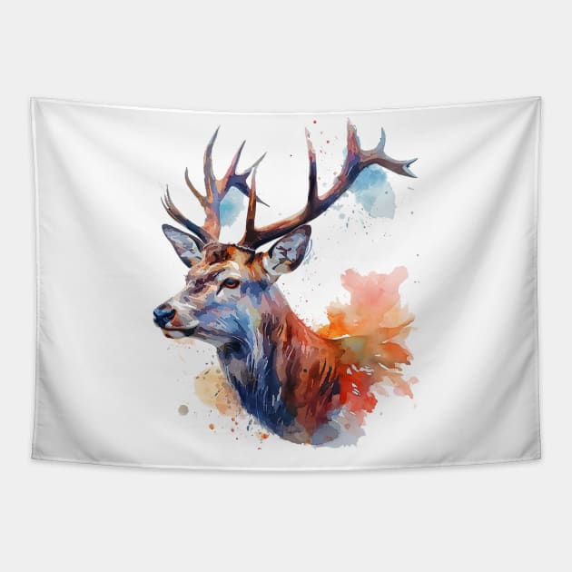 deer Tapestry by dorapeterx