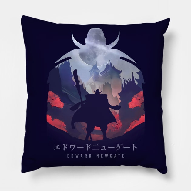 Shirohige - Dark Illusion Pillow by The Artz