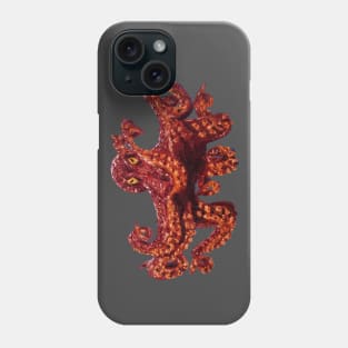 Giant Red Octopus Phone Case