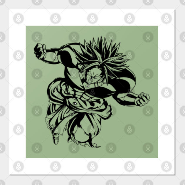 Dragon Ball Z Legendary Super Saiyan Broly T Shirt Anime Manga