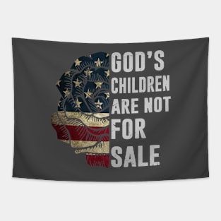 God's Children are Not For Sale Tapestry