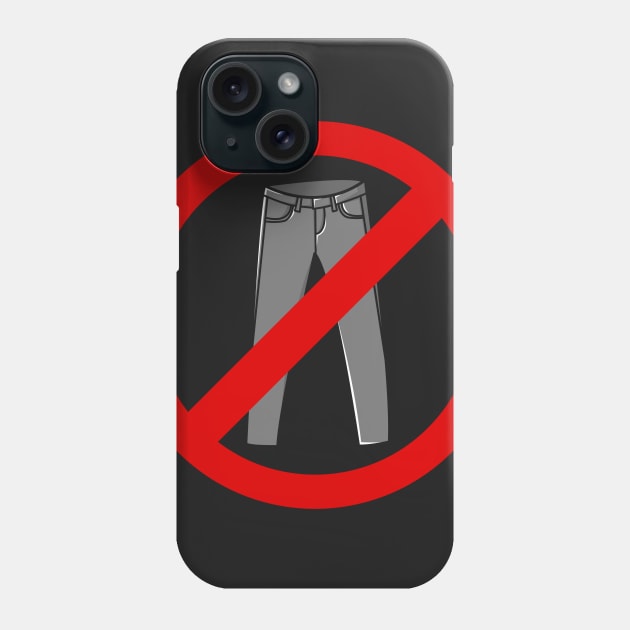 Pants Busters Phone Case by dumbshirts