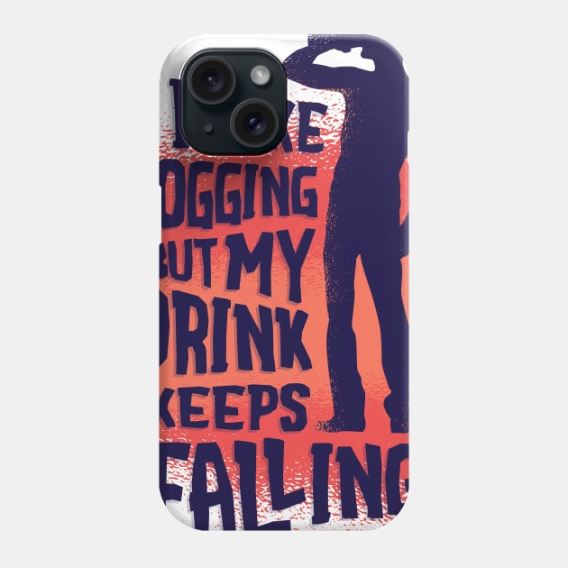 Funny Drinking Running Quote Phone Case by madeinchorley
