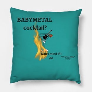 Babymetal cocktail (black text) Pillow