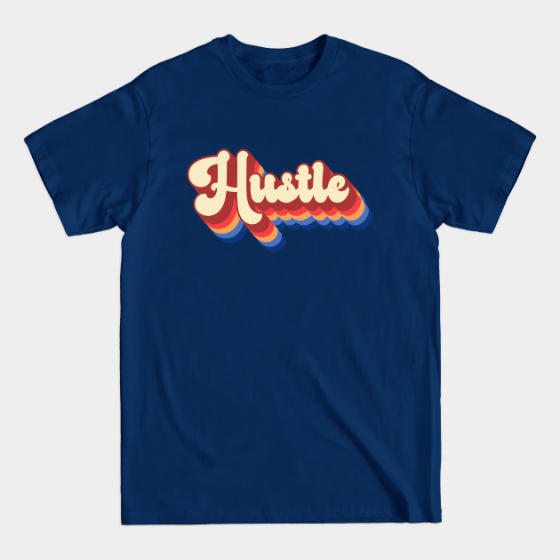 Disover Hustle vintage retro - Retro Vintage Aesthetic - T-Shirt