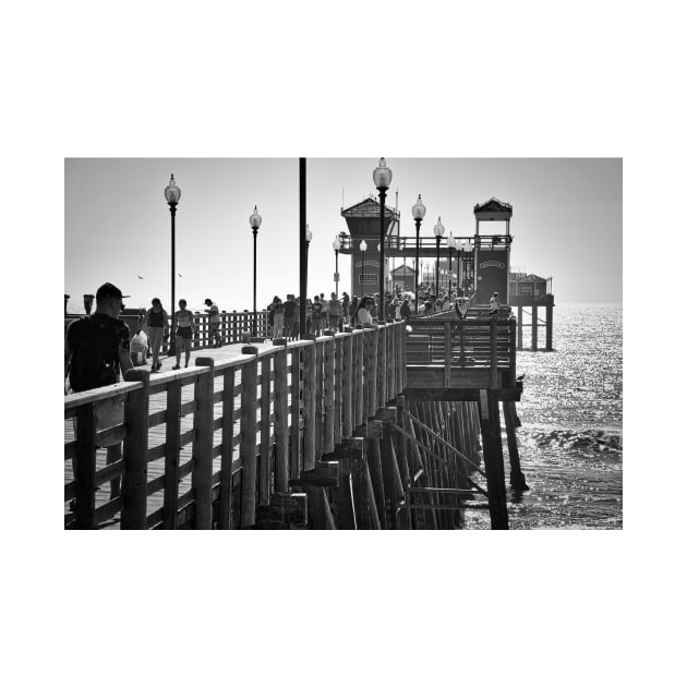 Pedestrian Traffic On The Pier by KirtTisdale