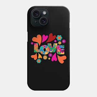 Love Heart colorful design Phone Case