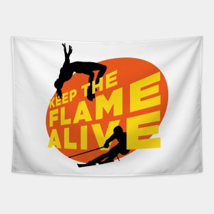 Keep the Flame Alive podcast logo Tapestry