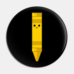 Cute Happy Crayon Pin