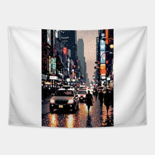 New York City | Pointillism Tapestry