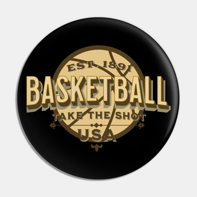 Basketball Pin by AlGenius