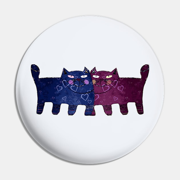 Cat love Pin by Againstallodds68