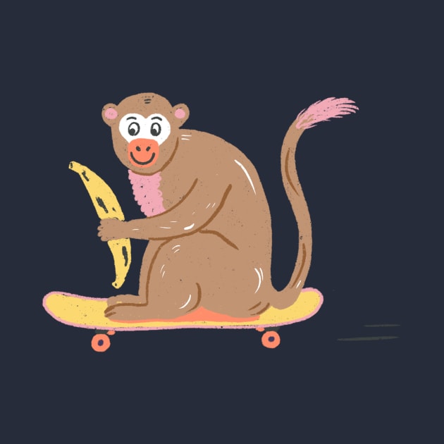 Monkey Skater by Das Brooklyn