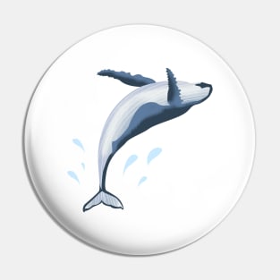 Happy Whale Pin