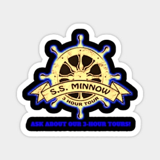 Blue S.S Minnow tour Magnet