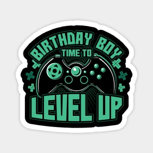 Birthday Boy Time to Level Up Magnet