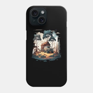 Old Jeep in the Jungle Phone Case