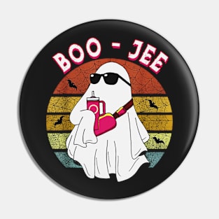 Well Spooky Season Cute Ghost Halloween Costume Boujee Boo-Jee Pin