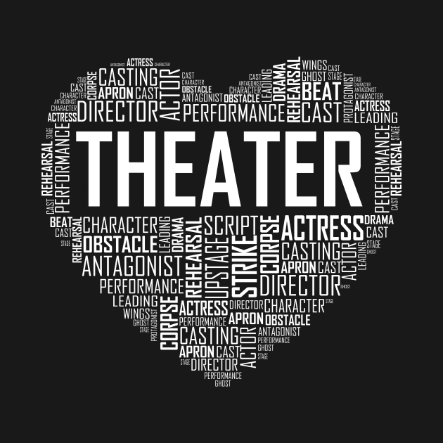 Love Theater Heart by LetsBeginDesigns