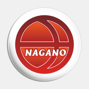 Nagano Prefecture Japanese Symbol Pin