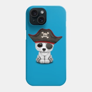 Cute Baby Polar Bear Pirate Phone Case