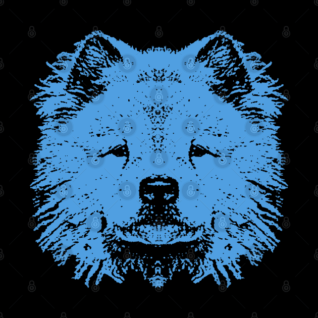 Blue Chow Chow by childofthecorn