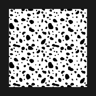 Dalmatian Animal Print Pattern T-Shirt