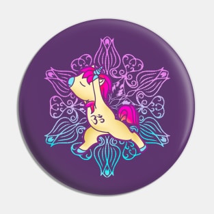 Unicorn Yoga Pin