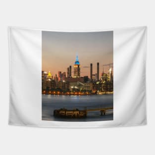 Manhattan Skyline Empire State Tapestry