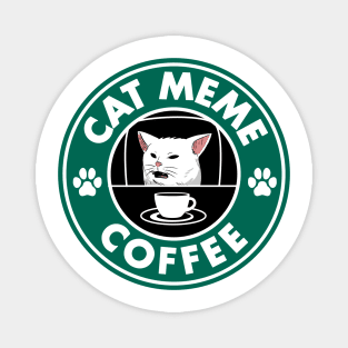 Cat Coffee Magnet