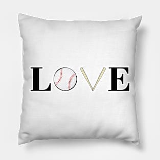 Love Baseball Pillow