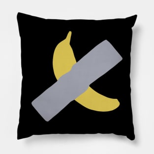 Duct Tape Banana - Taped Banana Artwork Pillow