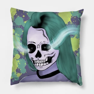 Halloween character, Skull face Pillow