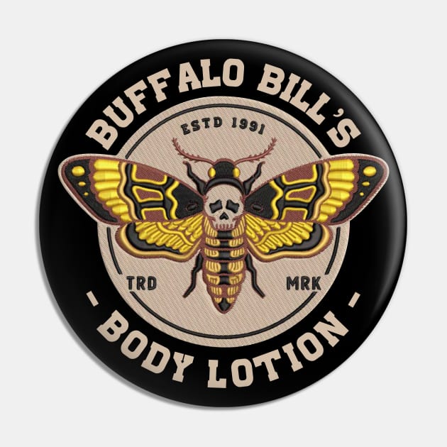 Buffalo Bill's Body Lotion - Vintage Pin by rafahdara