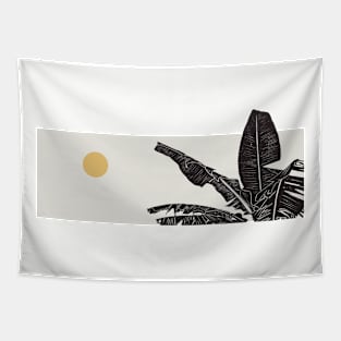 Banana leaves Tapestry