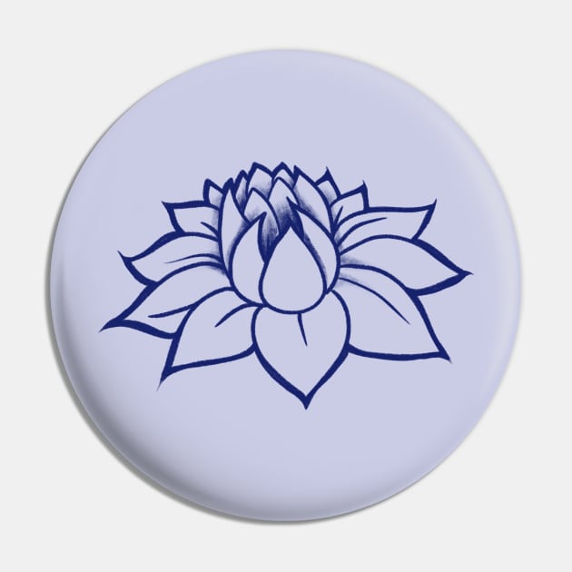 Lotus Blossom Pin by bubbsnugg