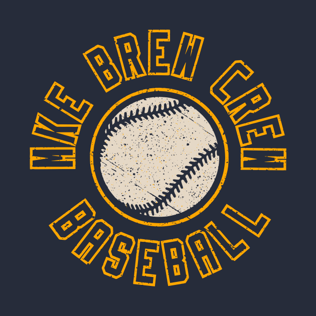 VINTAGE MKE Brew Crew Baseball by Throwzack