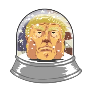 President Donald Trump Snow Globe T-Shirt