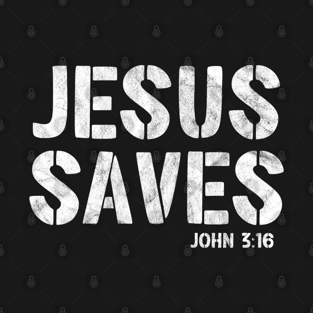 Jesus Saves - Christian Witness John 3:16 by TGKelly