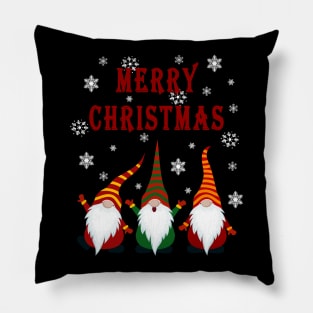 Gnomes Funny Pajama Cute Christmas Gift Holiday Style Pillow