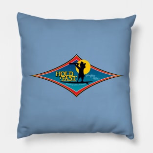 Front Logo  - Sidney The Pirate - Mustard Seed Faith Pillow