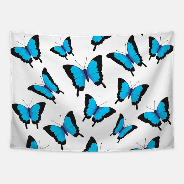 Ulysses Butterflies Tapestry by Nutmegfairy