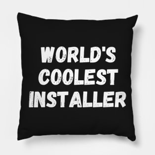 World's Coolest Installer Pillow