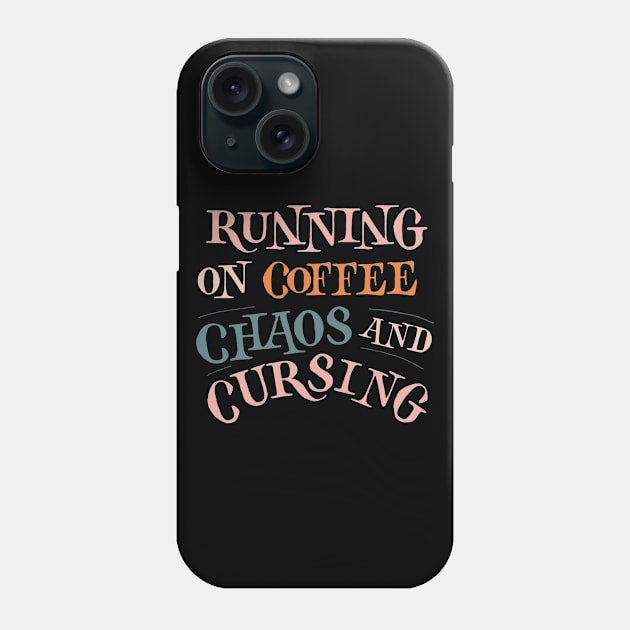 Running on coffee (no background) Phone Case by Letters_by_Sid