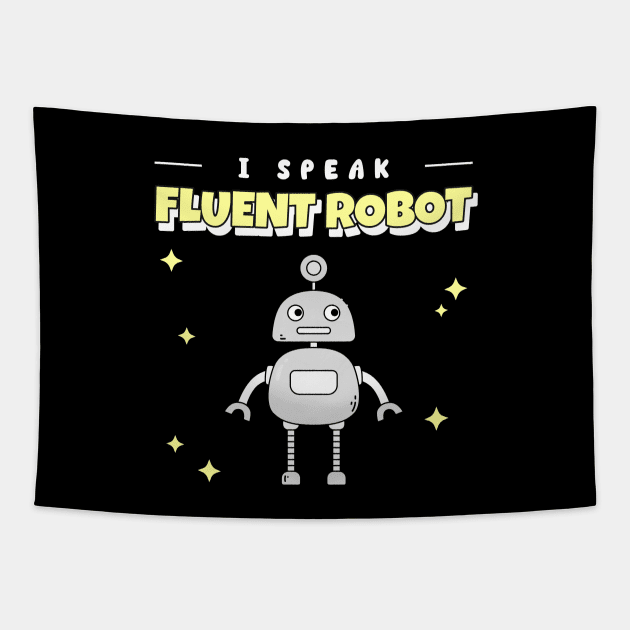 I Speak Fluent Robot Tapestry by juinwonderland 41