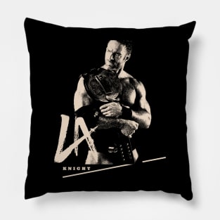 la knight black white design T-Shirt Pillow