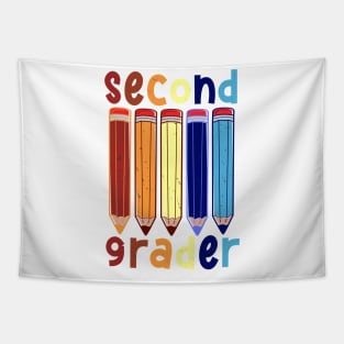 Funny second grader school start T shirt Tapestry