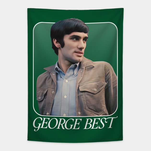 George Best -- 70s Retro Mod Design Tapestry by DankFutura