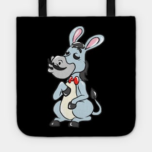 Sweet donkey kids comic donkey mule draft animal Muli Tote